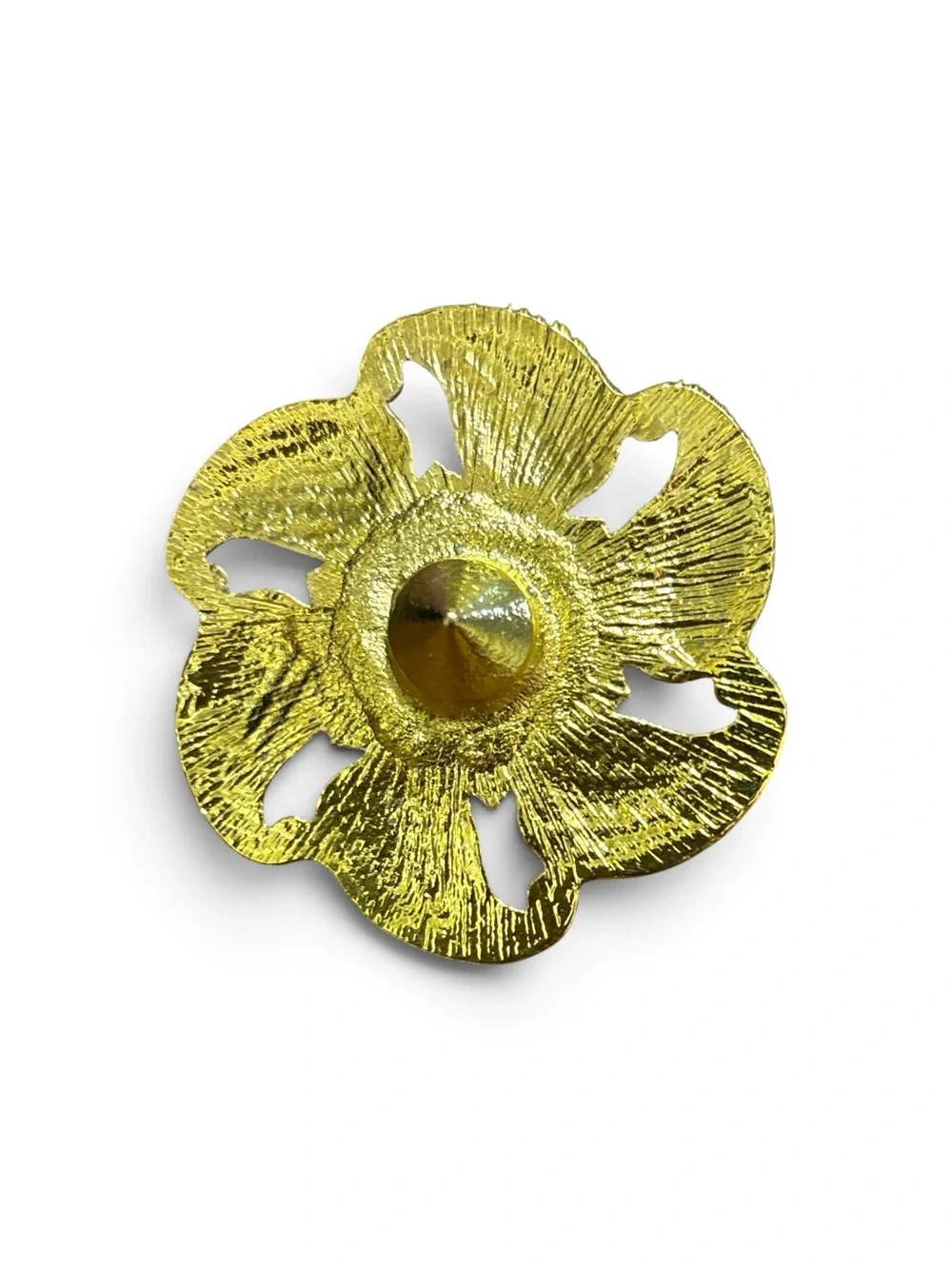 Tahari Gold and Teal Decorative Knob Accent